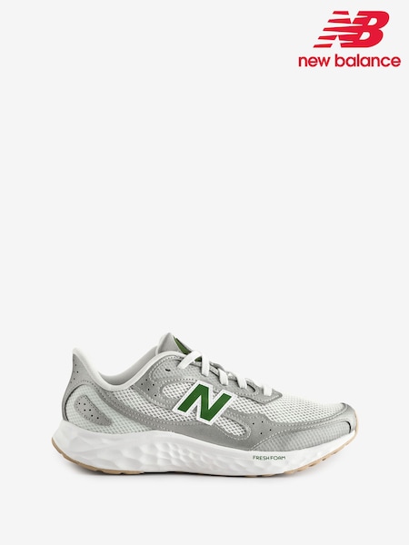New Balance White/Lime Mens Fresh Foam Arishi V4 Trainers (F19590) | €77