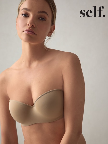 self. Fair Taupe Nude Lightly Lined Strapless Multiway Bra (F19744) | €22.50