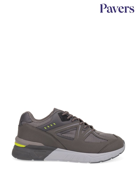 Pavers Grey Gents Casual Trainers (F19751) | ₪201