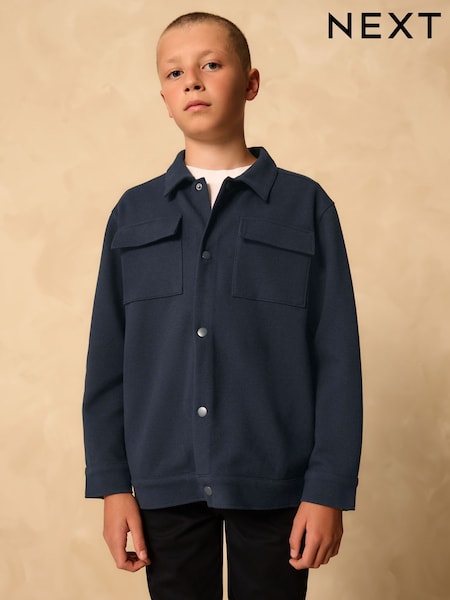 Navy Smart Shacket (3-16yrs) (F19789) | AED112 - AED137