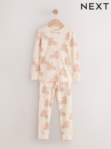 écru - 100% Cotton Bunny Snuggle Pyjamas (9mths-9yrs) (F19853) | € 13 - 16 €