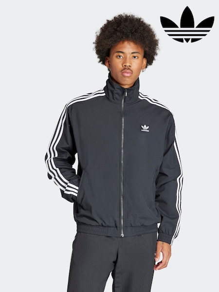 adidas Originals Black/White Adicolor Woven Firebird Jacket (F19922) | R$ 690