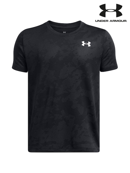 Under Armour Black Tech Vent Jaquard T-Shirt (F20007) | AED151