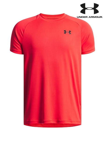 Under Armour Red Cotton Tech 20 Short Sleeve T-Shirt (F20010) | €27
