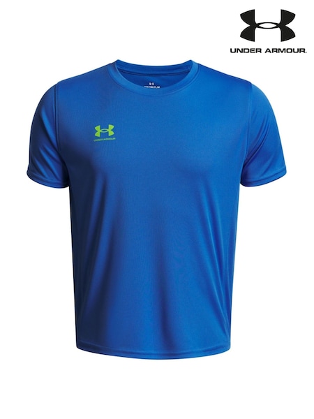 Under Armour Blue/Yellow Challenger Train Short Sleeve T-Shirt (F20024) | €22.50