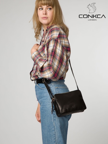 Conkca 'Ember' Leather Cross-Body Bag (F20107) | 2,944 UAH