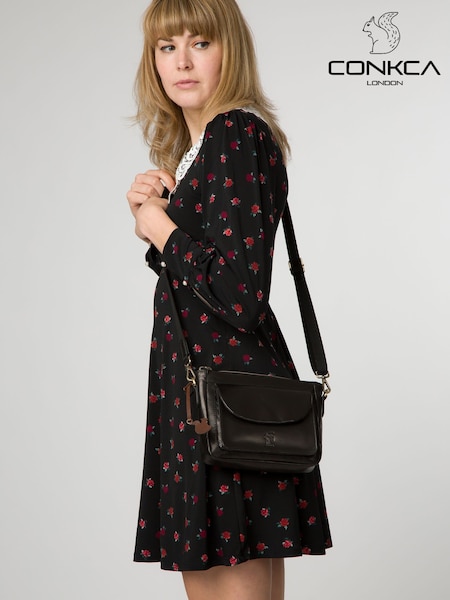'Sonnet' Leather Cross Body Bag (F20108) | €70