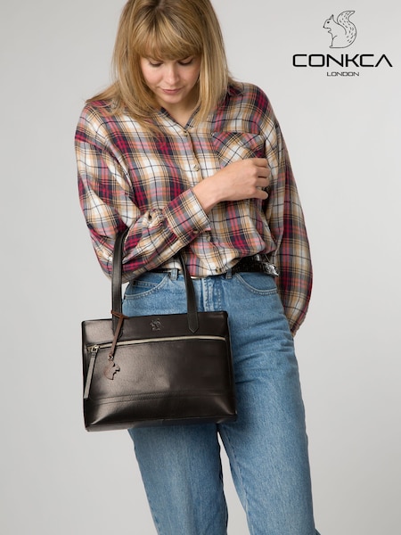 'Coral' Leather Handbag (F20118) | €78