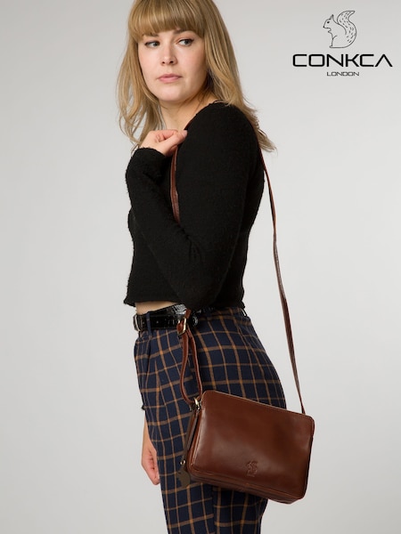 Conkca 'Ember' Leather Cross-Body Bag (F20124) | 2,944 UAH