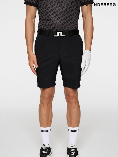 J.Lindeberg Black Golf Mitch Shorts (F20203) | €119