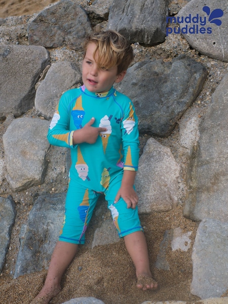 Muddy Puddles Blue UV Protective Surfsuit (F20331) | €42