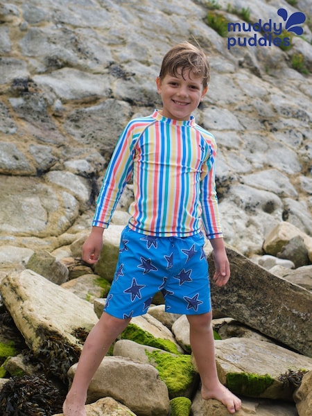 Muddy Puddles Blue UV Protective Rash Vest (F20332) | R$ 170