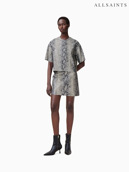 AllSaints Renai Snake T-Shirt (F20395) | €591