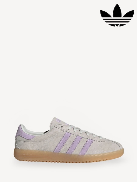 adidas Originals Grey/Purple Bermuda Trainers (F20453) | €114