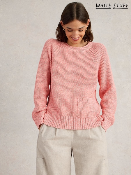 White Stuff Red Bailey 100% Cotton Jumper (F20588) | 318 QAR