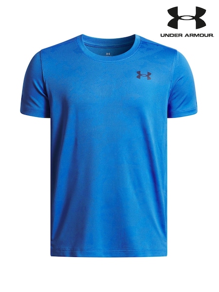 Under Armour Blue Tech Vent Jaquard T-Shirt (F20673) | €33