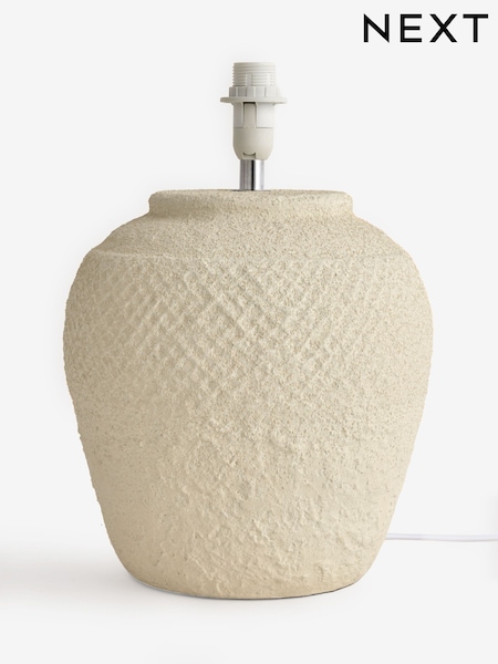 Cream Moreton Table Lamp Base (F20707) | €86