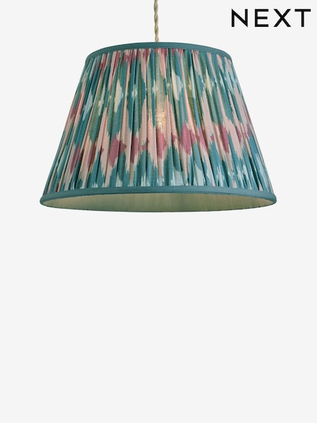 Blue Easy Fit Ikat Pendant Lamp Shade (F20723) | €59