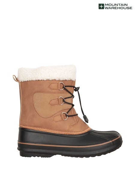 Mountain Warehouse Natural Casual Kids Adaptive Lace Up Snow Boots (F20789) | AED233