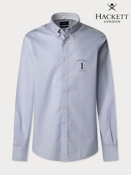 Heritage Fine Stripe Oxford With Printed Logo Shirt (F20822) | €186