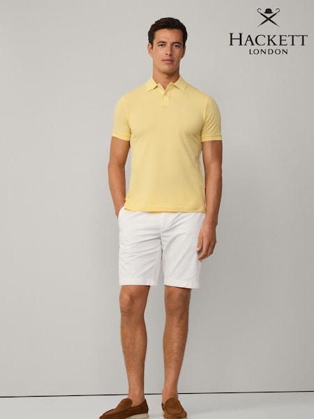 Hackett Slim Fit Linen Piqué Polo (F20827) | €119