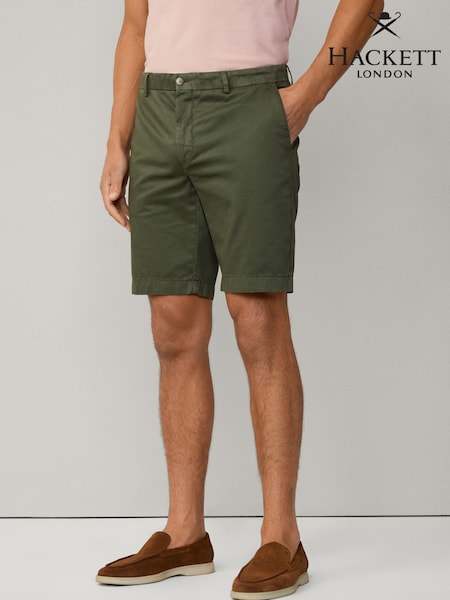 Grün - Hackett Kensington Bermuda-Shorts im Slim Fit (F20837) | 168 €