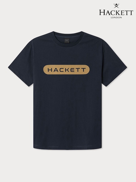 כחול תכלת - Hackett Sport Classic Fit T-shirt (F20868) | ‏277‏₪