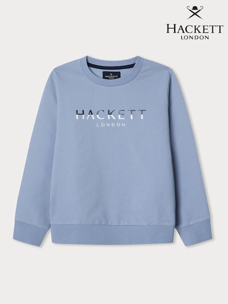 Blau - Hackett London Klassisches Sweatshirt (F20873) | 84 €