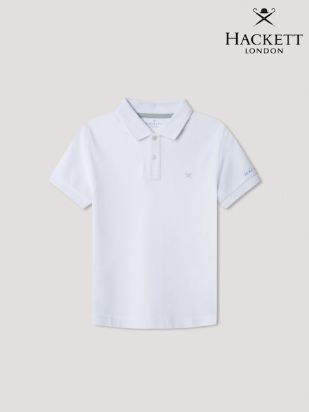 Hackett Classic Fit Embroidered Piqué Polo (F20899) | $86