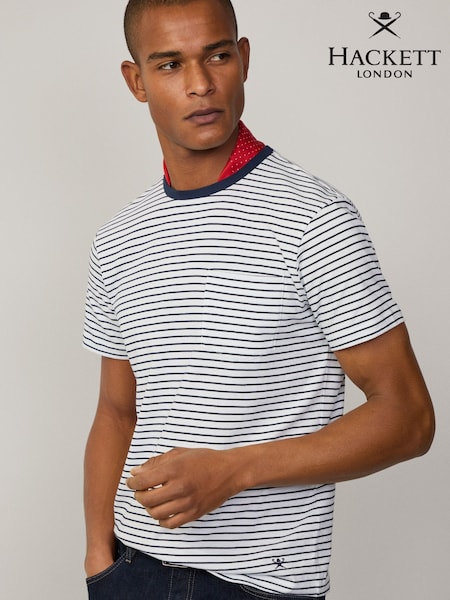 Yarn Dye Stripe Knit Tee (F20911) | 346 QAR