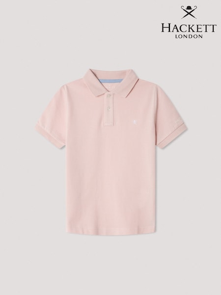 Hackett Classic Fit Embroidered Piqué Polo (F20915) | AED291