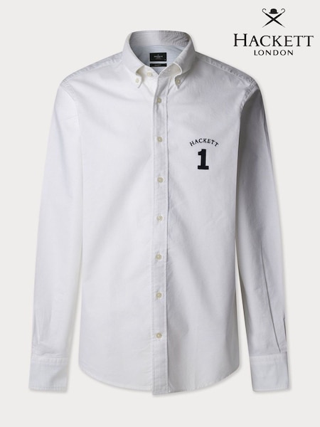 Heritage Oxford Shirt With Applique Number Logo (F20916) | €172