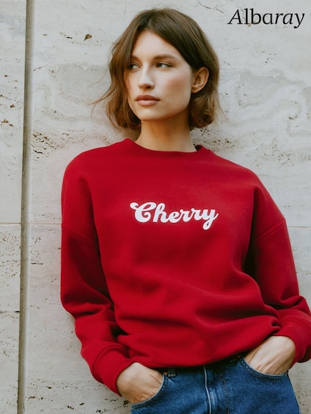 Punainen - Albaray Cherry Collegepaita (F20970) | €109