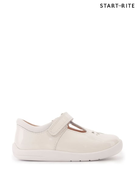 Start-Rite Puzzle Rose Gold Leather T-Bar First Shoes F & G Fit (F20994) | €60
