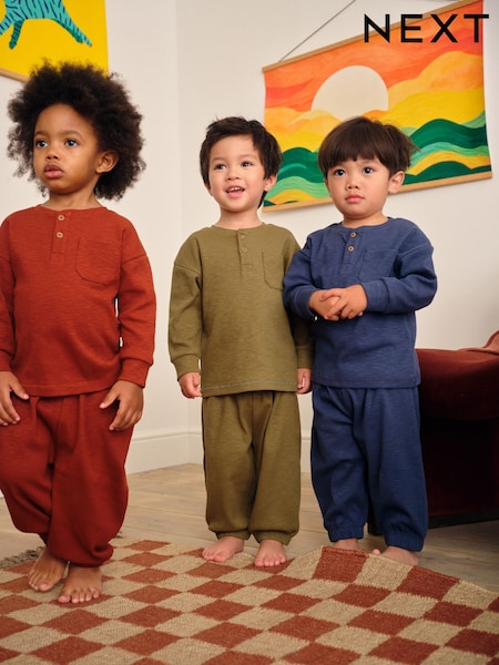 Multi Relaxed Fit Pyjamas 3 Pack (9mths-12yrs) (F21003) | AZN 62 - AZN 77
