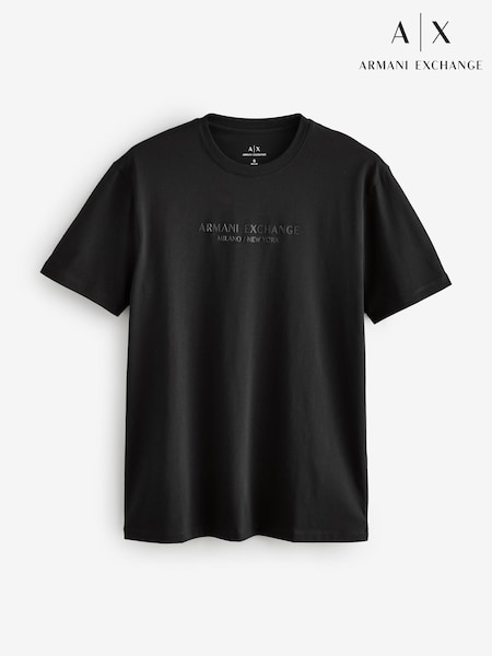 Armani Exchange Regular Fit Logo T-Shirt (F21053) | AED349