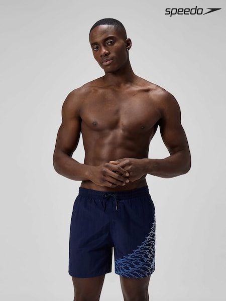 Speedo Blue Medley Logo 16" Water Shorts (F21087) | R$ 295