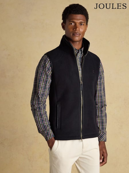 Heritage Fleece Black Gilet (F21105) | R$ 680
