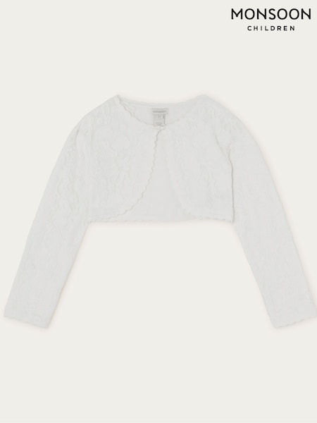 Monsoon Emilia Lace Scallop Cardigan (F21120) | €39 - €46