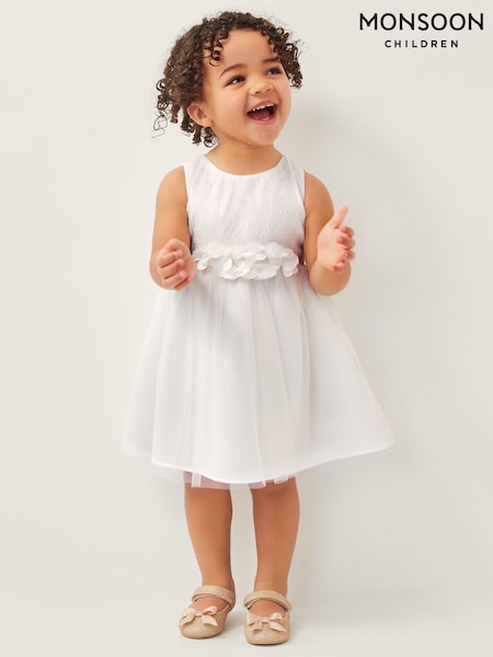 Monsoon Baby Freija Lace Floral Print Dress (F21152) | ‏338 ر.س.‏ - ‏373 ر.س.‏
