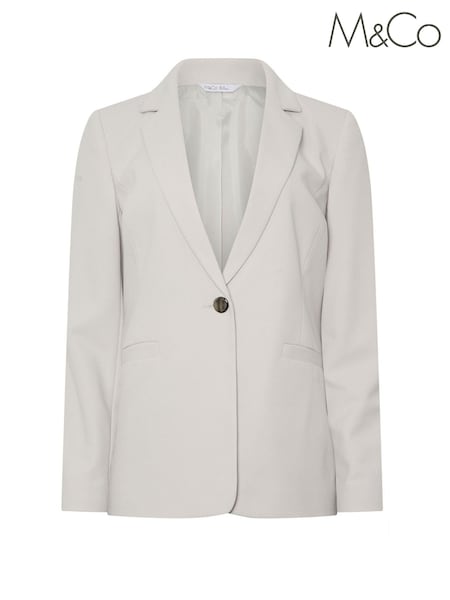 M&Co Buttoned Blazer (F21240) | 402 LEI