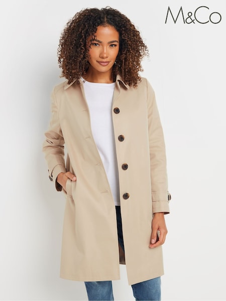 M&Co Mid Length Trench Coat (F21245) | €98