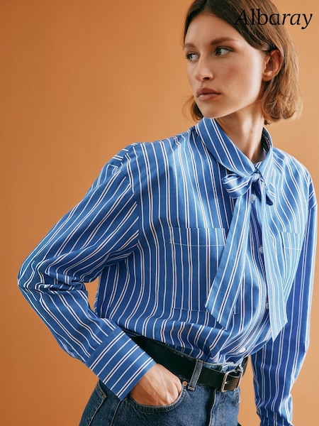Albaray Blue Stripe Shirt (F21278) | €124