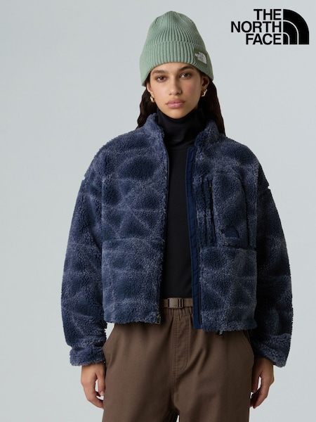 The North Face Blue Extreme Pile Printed Full Zip Fleece (F21286) | €198