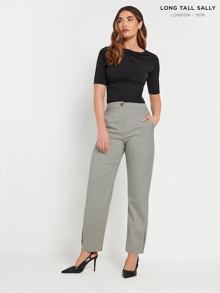 Long Tall Sally Grey Pleated Barrel Trousers (F21445) | 2,163 UAH