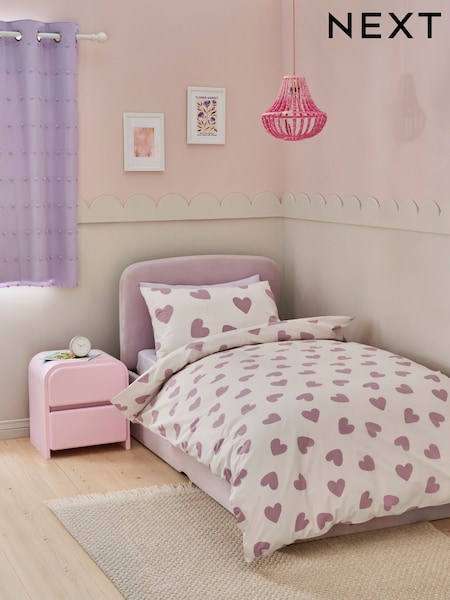 Stampy Heart Printed Bedding Duvet Cover and Pillowcase Set (F21485) | € 27 - € 42