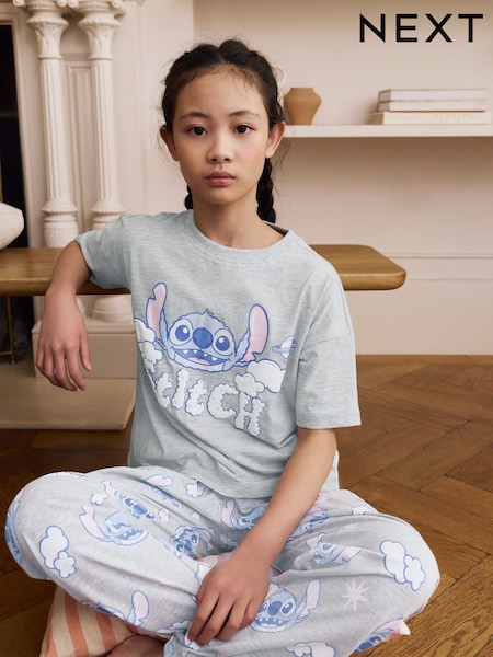 Grey Disney Lilo and Stitch Pyjamas 1 Pack (3-16yrs) (F21541) | € 26 - € 34