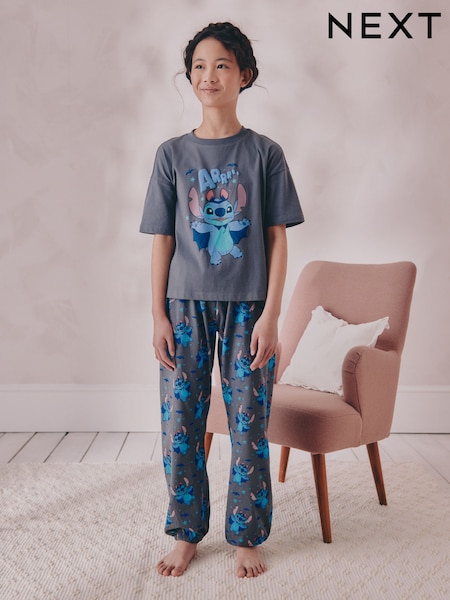 Charcoal Grey Disney Lilo and Stitch Halloween Pyjamas (3-16yrs) (F21542) | €22.50 - €30