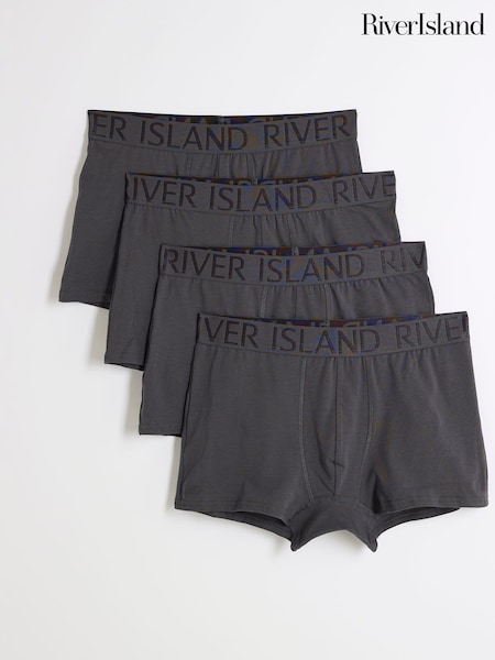 River Island Jacquard Trunks 4 Packs (F21568) | €33