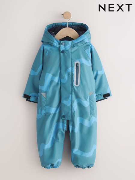 Blue Waterproof Snowsuit (3mths-7yrs) (F21594) | €47 - €53